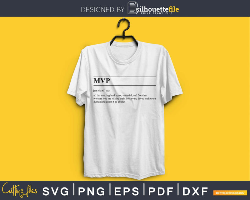 MVP definition svg printable file