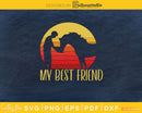 My Best Friend Horse Vintage Retro Style Svg Printable
