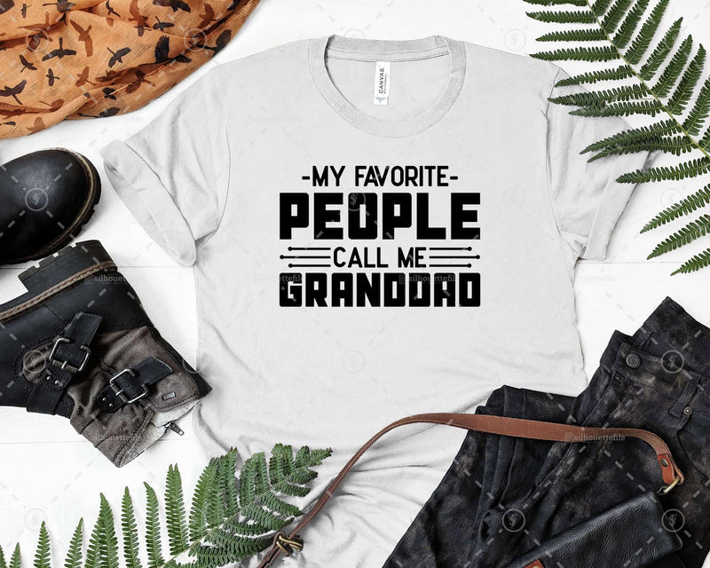 My Favorite People Call Me Granddad Png Svg Files For Cricut