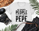 My Favorite People Call Me Pepe Svg Png Files For Cricut