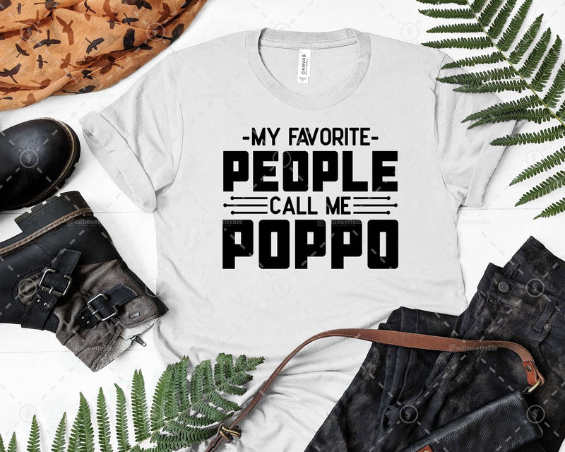 My Favorite People Call Me Poppo Svg Png Files For Cricut