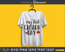 My First Canada Day svg cricut cut files