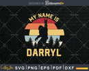 My Name Is Darryl Bigfoot Hiking Camping Camper Svg Png