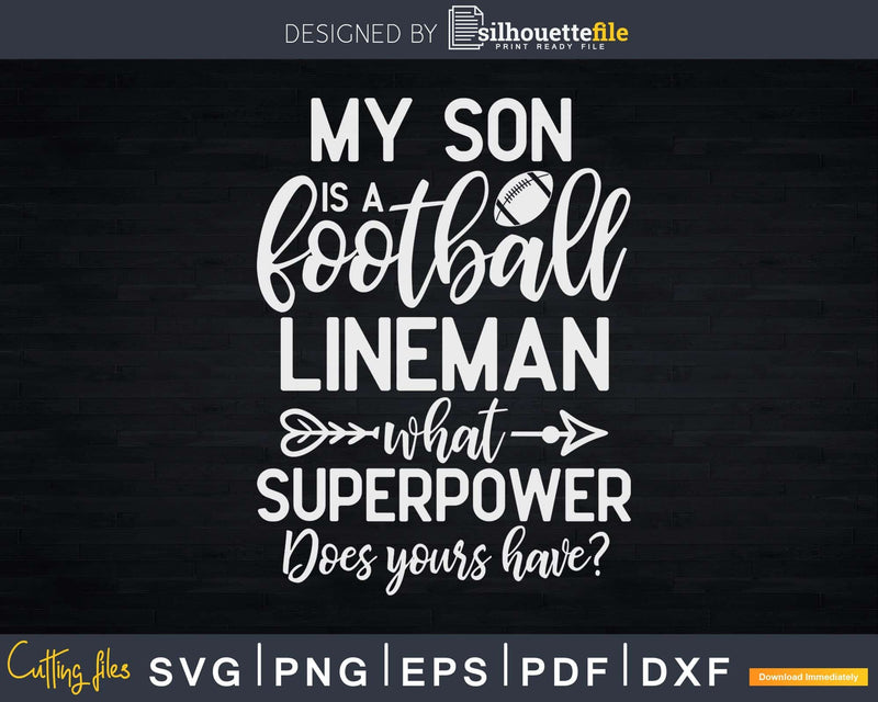 My Son is a football lineman what superpower does yours