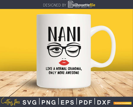 Nani like a normal grandma only more awesome svg face