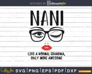 Nani like a normal grandma only more awesome svg face