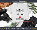 Nani like a normal grandma only more awesome svg face