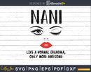Nani like a normal grandma only more awesome svg face