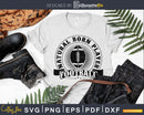 Natural Born Player Football svg png dxg eps file cricut