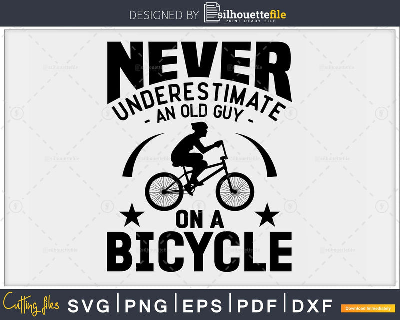 Never Underestimate An Old Guy On A Bicycle - Funny Cycling