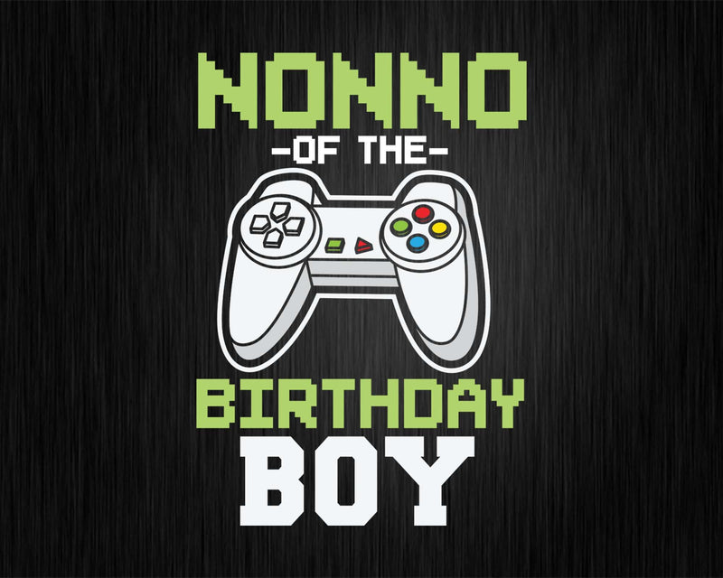 Nonno of the Birthday Boy Matching Video Game buy svg