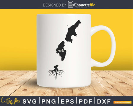 Northern Mariana Islands MP Roots Home Native Map svg