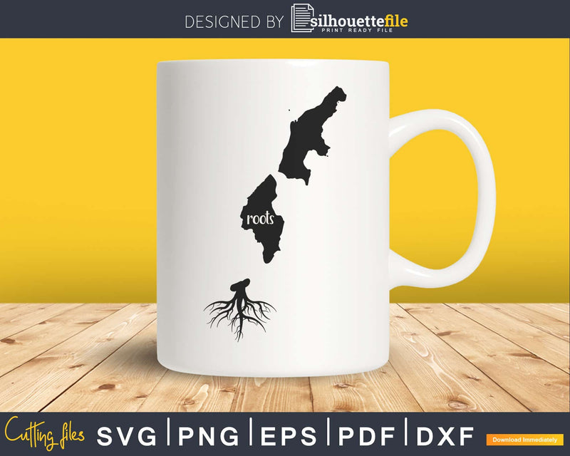 Northern Mariana Islands MP Roots Home Native Map svg