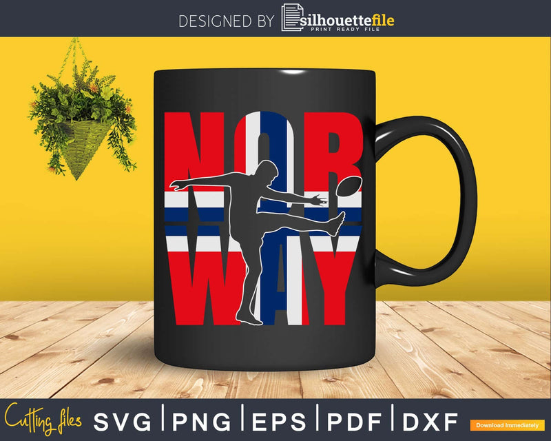 Norway Rugby Union Jersey Fans Kit Norwegian Supporters Svg
