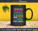 Not An Auntie Bear I’m More Of Llama Svg Dxf Png Craft