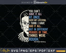 Notorious RBG Shirt Ruth Bader Ginsburg Judge Svg Design