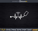 Nurse Heartbeat Caduceus Stethoscope Svg Cut Files