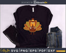 Nursing turkey thanksgiving svg png cricut printable files