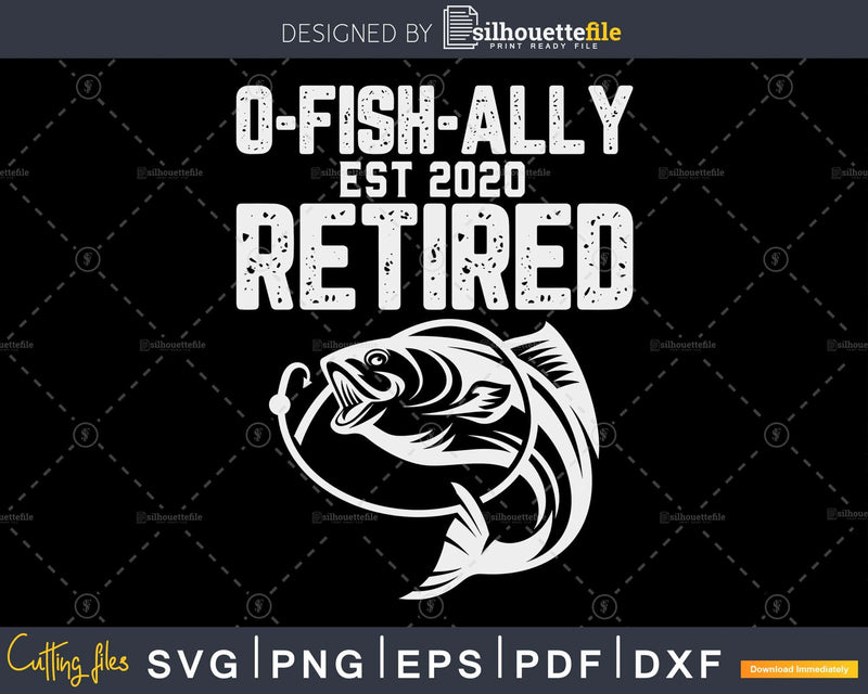 O-fish-ally est 2020 retired svg design cricut cut files