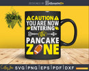 Offensive Line Pancake Zone Funny Football Lineman Svg Dxf