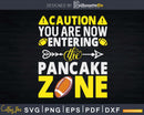 Offensive Line Pancake Zone Funny Football Lineman Svg Dxf