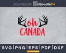oh Canadian svg cricut cut digital cutting files