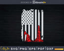 Oilfield US Flag Oil Rig Worker Svg Png Cricut Files