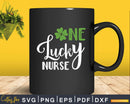 One Lucky Nurse Printable Svg Cutting Files