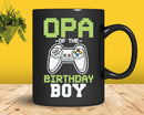 Opa of the Birthday Boy Matching Video Game buy svg designs