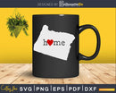 Oregon OR Home Heart Native Map svg dxf png cricut cut