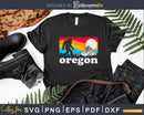 Oregon Pride Bigfoot Mountains svg designs cut files