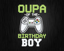 Oupa of the Birthday Boy Matching Video Game buy svg designs