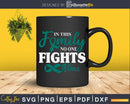 Ovarian Cancer Awareness Fight Ribbon Svg Designs Cut Files