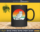 Owl Retro vintage Style cut svg png design cutting files