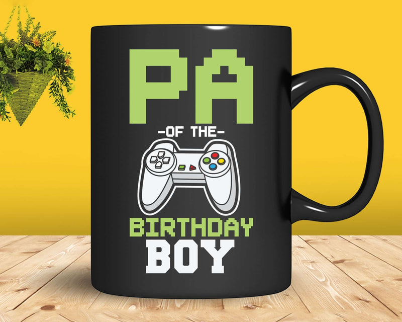 Pa of the Birthday Boy Matching Video Game buy svg designs