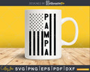 Pampa USA Flag 4th Of July Svg Png T-shirt Design