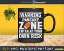 Pancake Zone Funny Offensive Line Football Lineman Svg Dxf