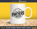 Panthers Baseball SVG digital cutting Cricut files