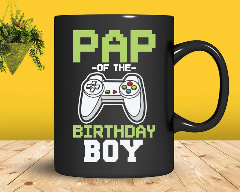 Pap of the Birthday Boy Matching Video Game birthday svg