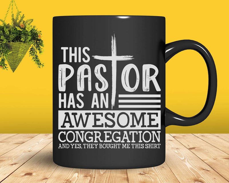 Pastor Has Awesome Congregation Church Christian Svg Png