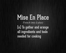 Pastry Chef Mise En Place Definition Svg Png Cricut File