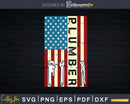 Patriotic Plumber 4th of July Svg Png Eps Editable Files