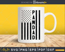 Pawdad USA Flag 4th Of July Svg Png T-shirt Design