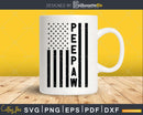 Peepaw USA Flag 4th Of July Svg Png T-shirt Design