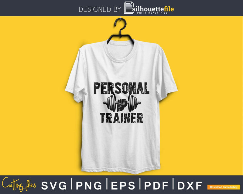 Personal Trainer Svg Design Cricut Printable Cutting Files