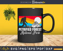 Petrified Forest National Park Bigfoot Retro Vintage svg