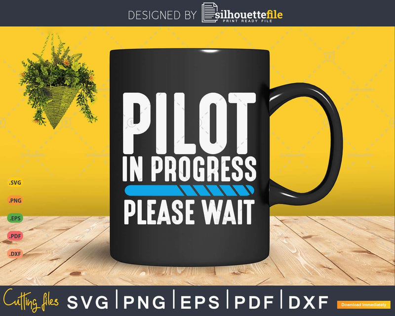 Pilot In Progress Airline Aviation Aircraft Lover