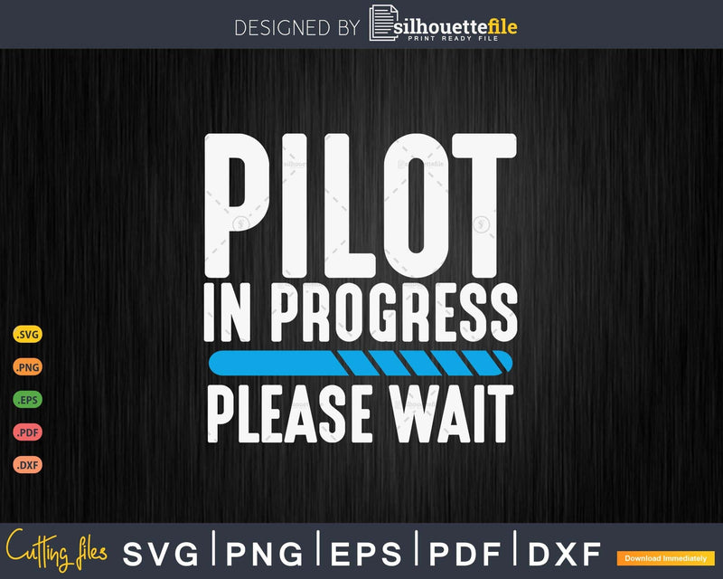 Pilot In Progress Airline Aviation Aircraft Lover