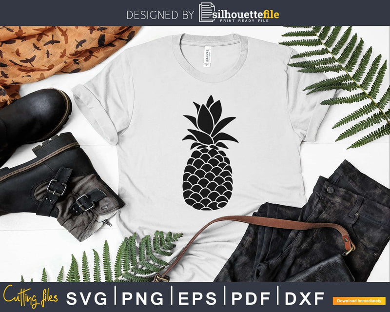 Pineapple SVG EPS PNG Digital Download Cutting files for