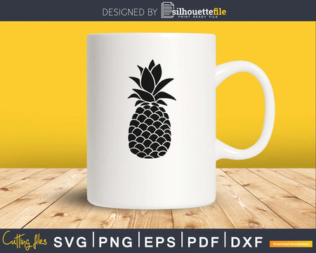 Pineapple SVG EPS PNG Digital Download Cutting files for